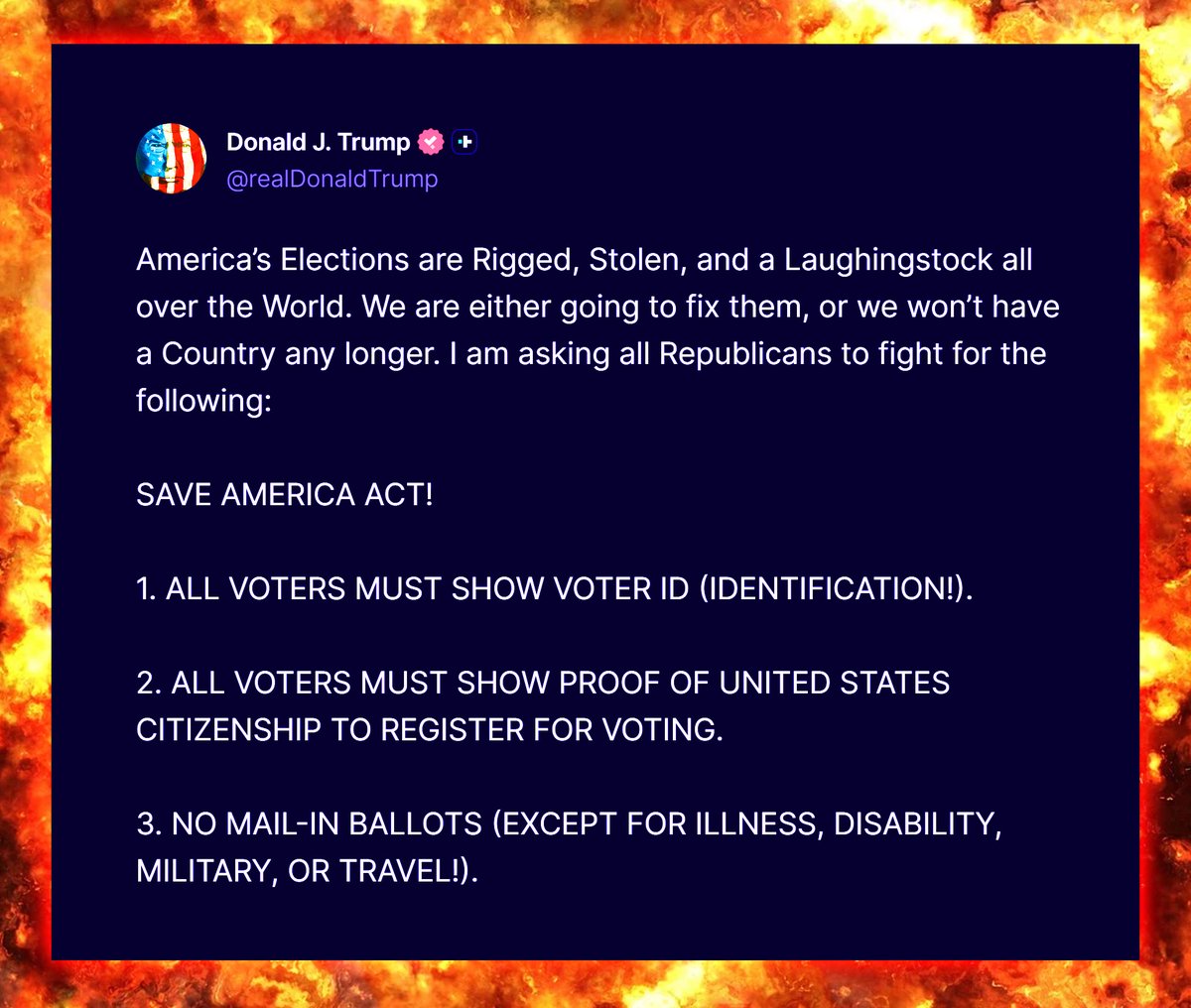 TIME TO PASS THE SAVE AMERICA ACT!!!🇺🇸🔥🔥🔥