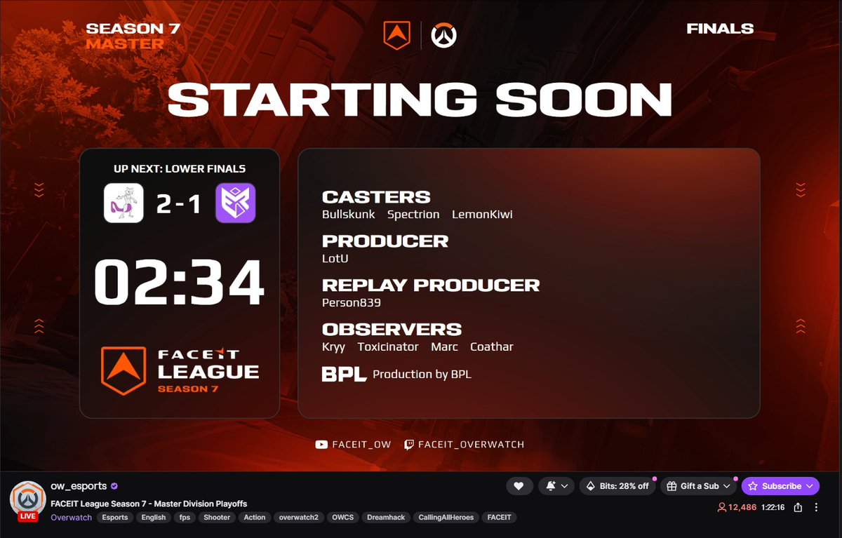 observing faceit masters emea (and na later) rn with an awesome prod crew!! 

twitch.tv/ow_esports