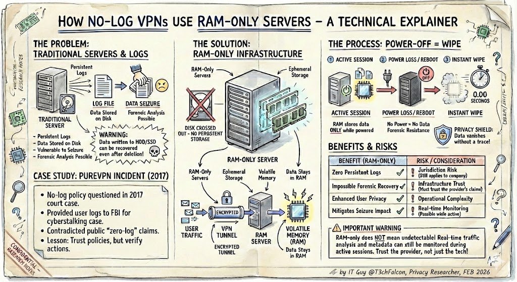 Traditional servers use hard drives, so anything saved to disk can remain for months or even years. Even after deletion, traces often remain and can be recovered. This helps companies, but it’s bad for privacy. If a server is seized or audited, old data can still be found and