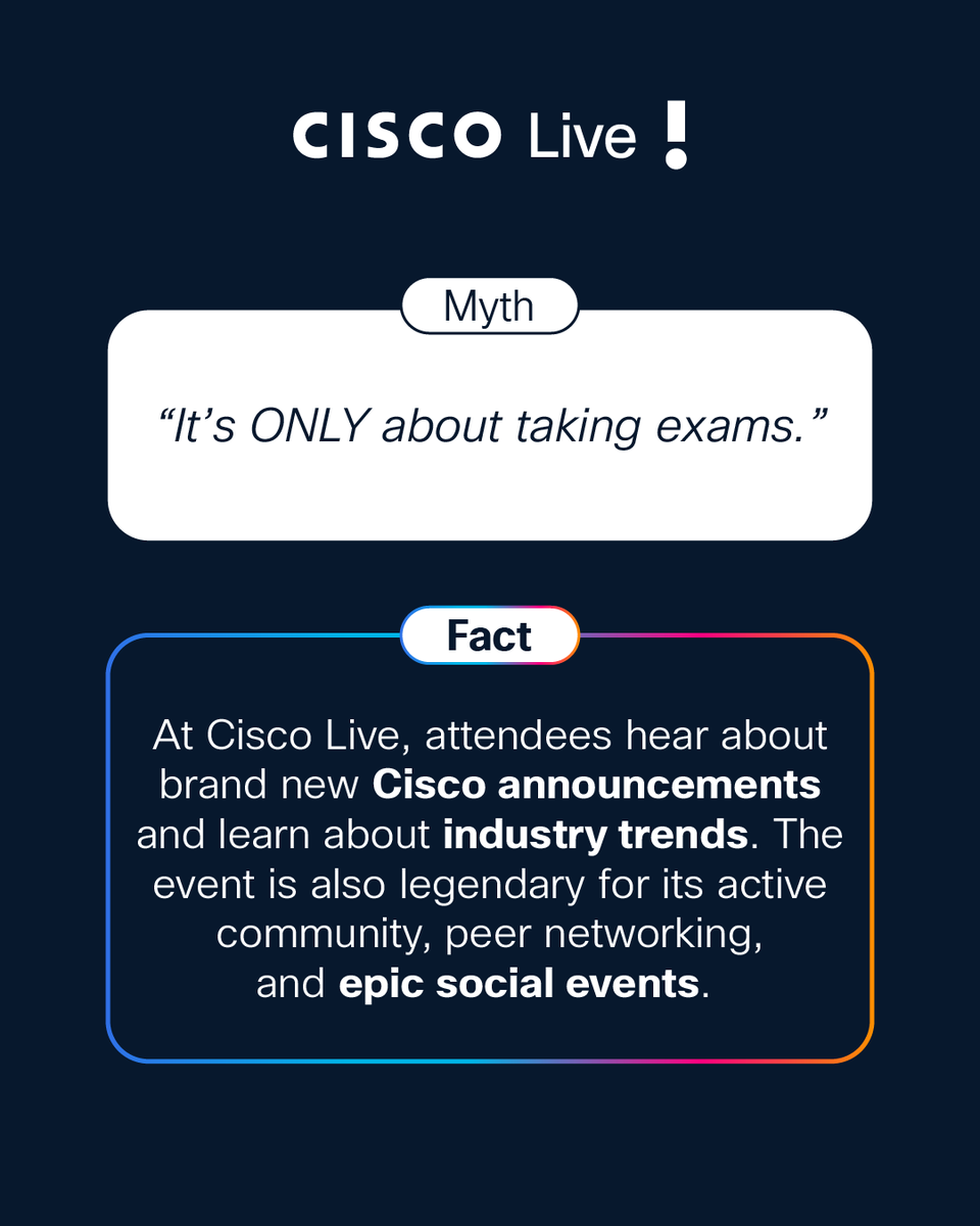 CiscoLive tweet media