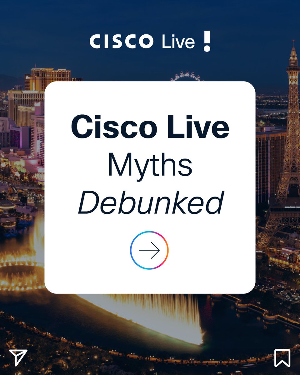 CiscoLive tweet media