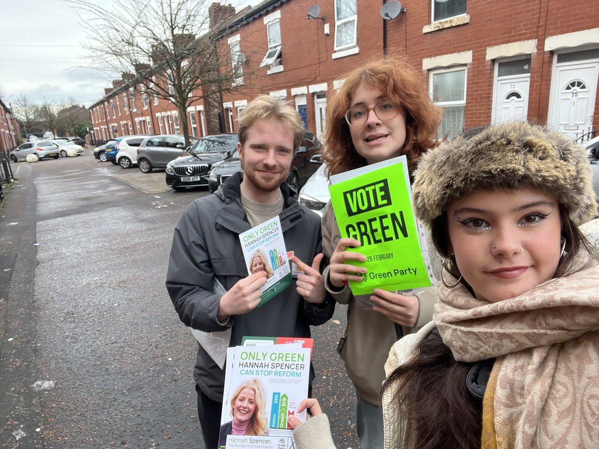 Out in gorton again today <a href="/McrGreenParty/">Manchester Green Party 🐝</a> 😌