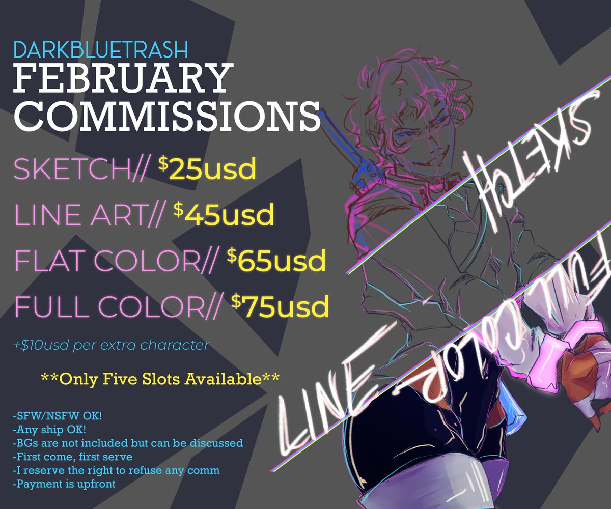 Blue 🔪 COMMS OPEN tweet media