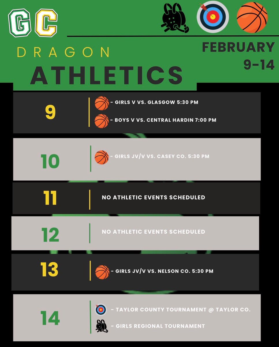 Green County Athletics tweet media