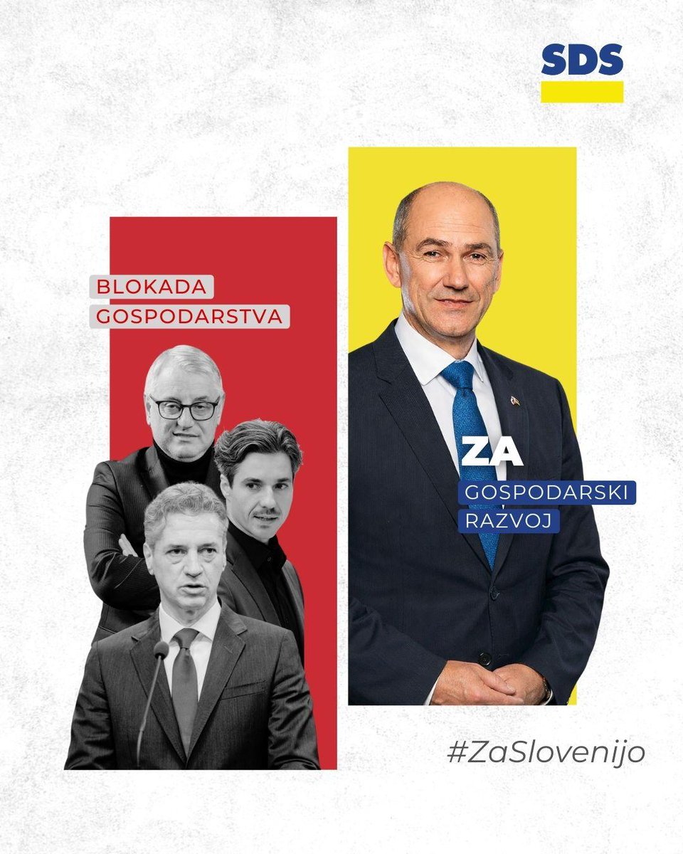 Leva opcija trdi, da so izvozniki Ahilova peta slovenskega gospodarstva. Mi pravimo, da so Ahilova peta slovenskega razvoja levičarji. #ZaSlovenijo 🇸🇮