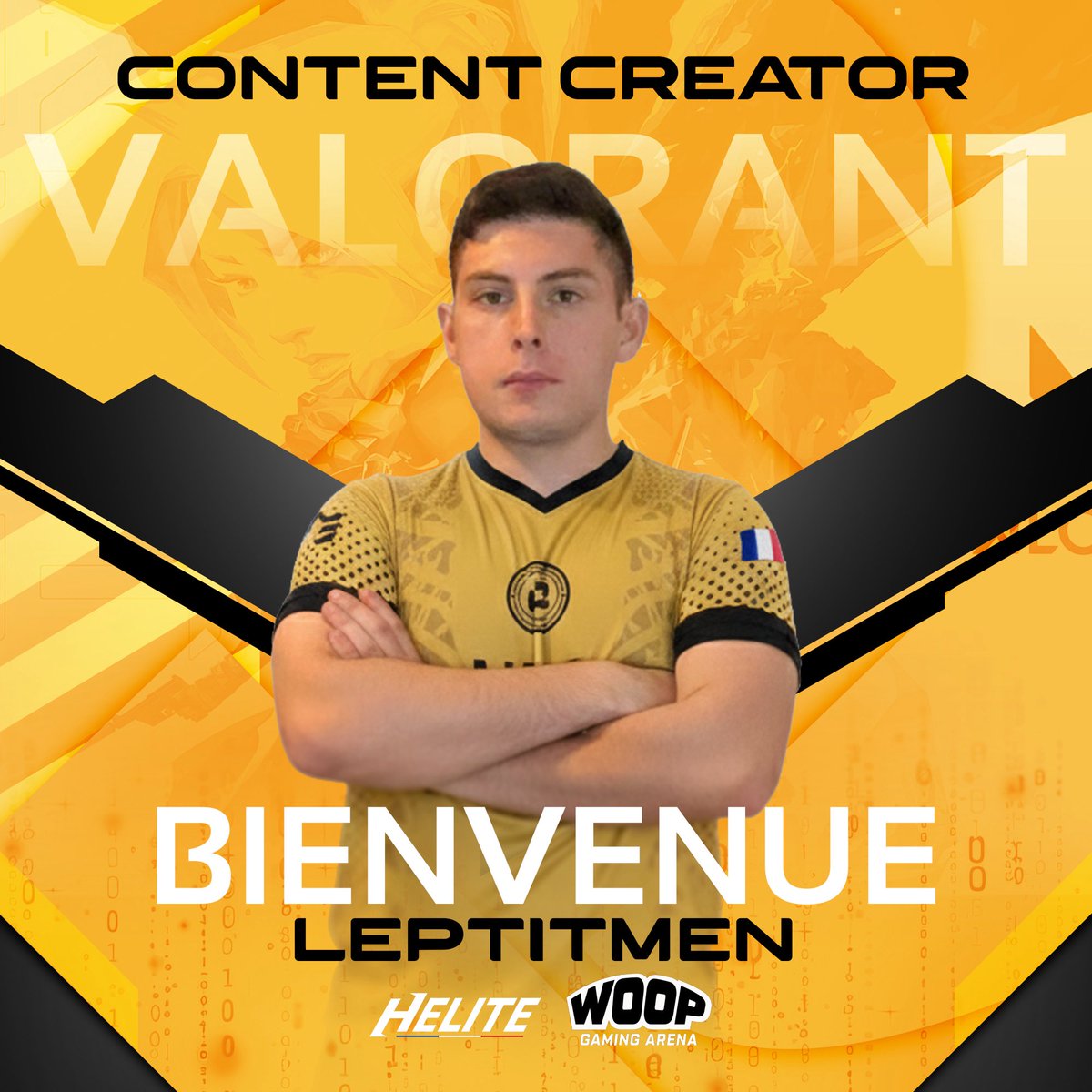 EsportRPV's tweet image. 🚨RPV ESPORT a l’honneur de vous annoncez un nouveau arrivant au sein de notre staff : Un CONTENT CREATOR🔥
Bienvenue à toi “LEPTITMEN ”🎉
#rpvesport #VALORANT