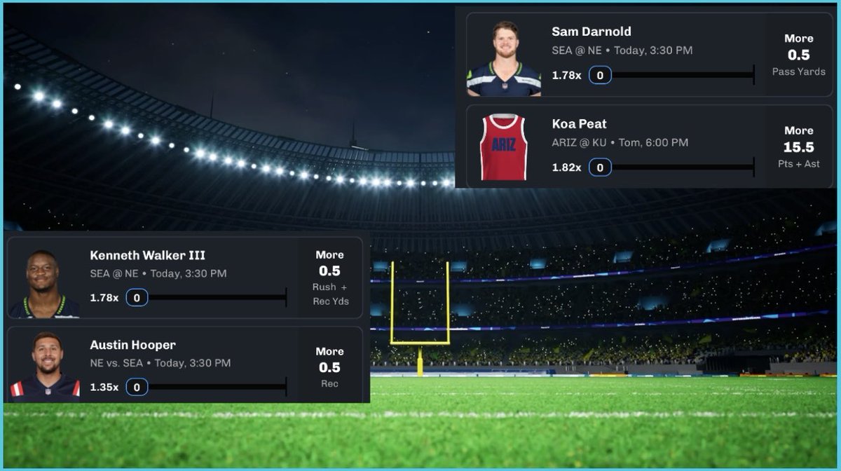 Chalkboard Super Bowl 🏆 Free Squares

Code (SQRL) 100% Deposit Match

LIKE/TAILING
