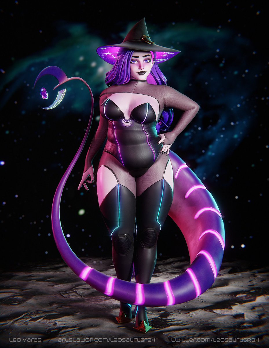 I made an RTX ON model for MOONBTCH!!!