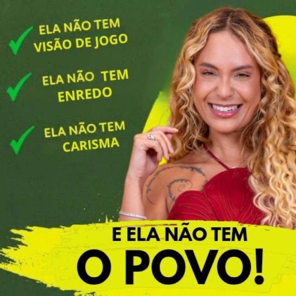 itszbru's tweet photo. @ssarahandrade dito isto então #ForaSarah https://t.co/C9c2J9u9wg