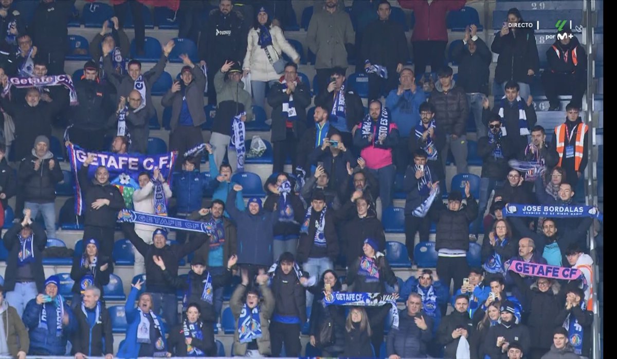 GetafeCF_Off's tweet image. 🙌🏻 Honor a la afición azulona