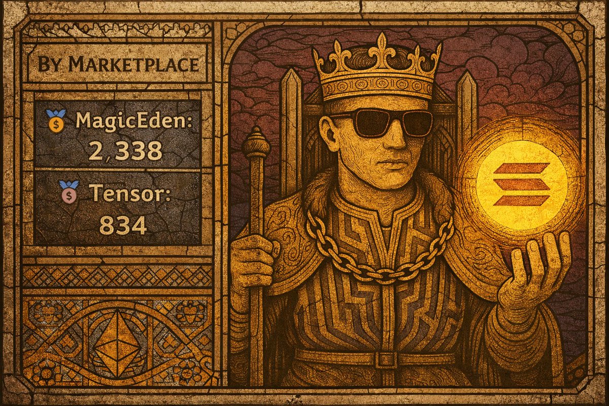 Yesterday, the free Claws collection was minted, with a peak price of 2+ $SOL. By the way, the day before yesterday, the total trading volume was approximately 1k $SOL on <a href="/tensor_hq/">Tensor ⚡️</a> &amp; <a href="/MagicEden/">Magic Eden 🪄</a>, and today the total amount was 3k $SOL. Are #NFTs slowly starting to come to life?