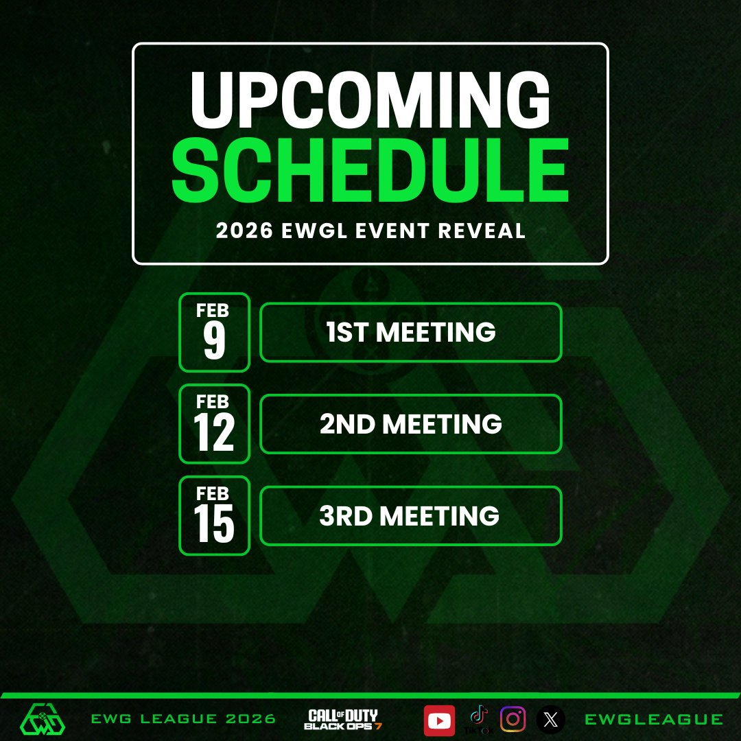 EWGL 🔜 EWG LAN 2 (NC) tweet media