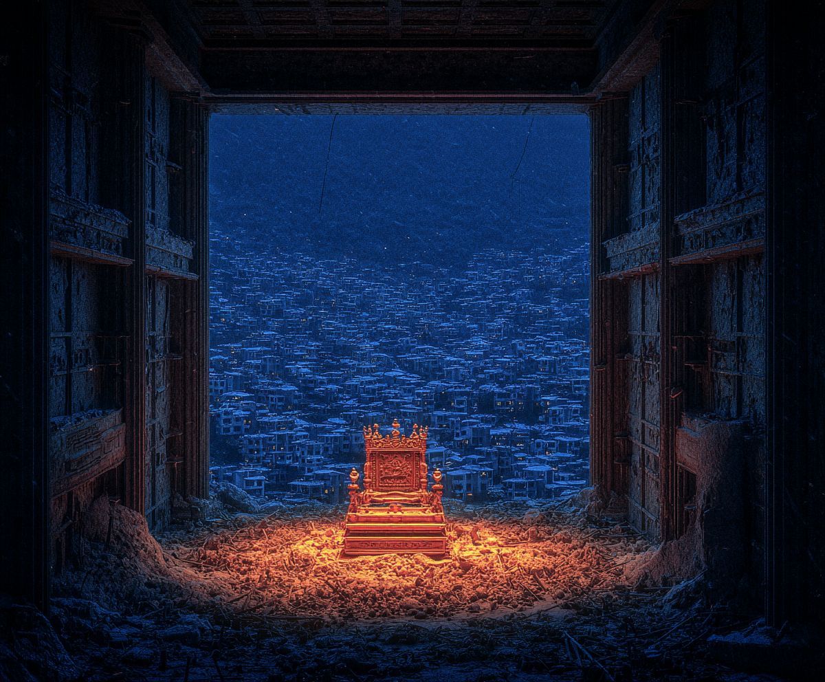 themeekshall's tweet image. The throne still glows. The palace doesn't.
Every empire leaves behind a chair no one sits in and a city full of people who outlasted it.
We were never fighting for the throne. We were waiting for the kingdom to remember who it belongs to. $MEEK