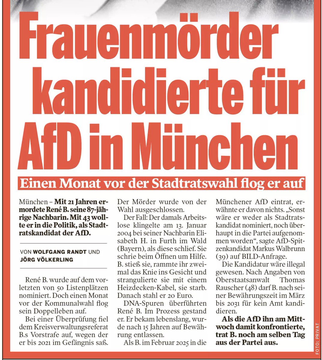 djcooky78's tweet photo. O-Ton 🇩🇪 #AfD Tino Chrupalla: "Eine Vorstrafe regelt ja nicht eine Parteimitgliedschaft." 
Mörder René B. darf also kandidieren? #Chrupalla #Miosga #AfDVerbot https://t.co/LpKq3MiyGz