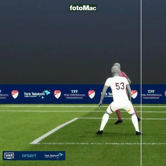 şu gol olduğunda fenerli arkadaşlar demişti ki ofsayt sistemine inanmayanlar %500 faize inanıyorlar :Ddd ikinci fotodaki golü yediğimizde de topun izdüşümü var demişlerdi. üçüncü fotoda barışın pozisyonu da ofsayt verildiğinde yine sistem haklı çıkmıştı :dd şimdi animasyon oldu