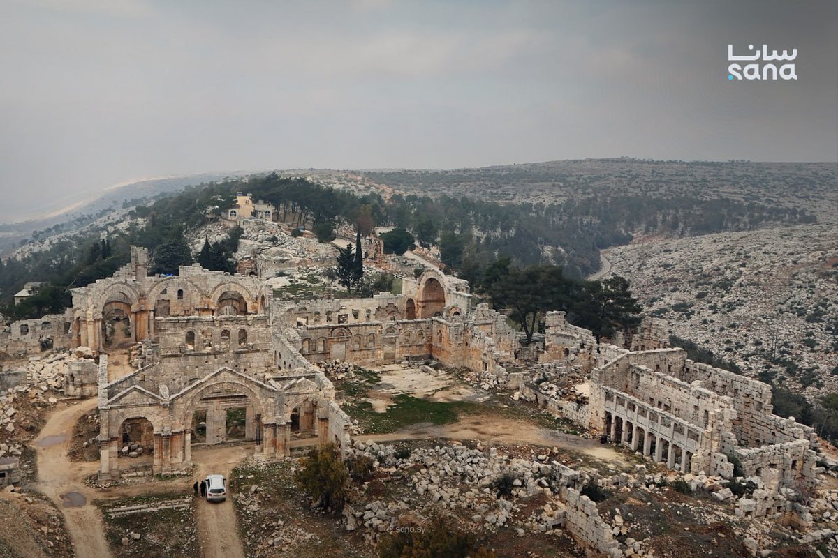 QalaatAlMudiq's tweet image. #Syria: St. Simeon, a Byzantine-era site in the NW. #Aleppo countryside.