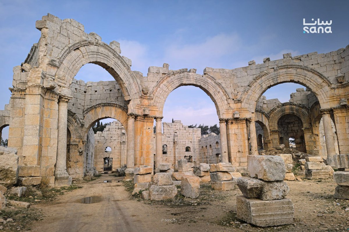 QalaatAlMudiq's tweet image. #Syria: St. Simeon, a Byzantine-era site in the NW. #Aleppo countryside.