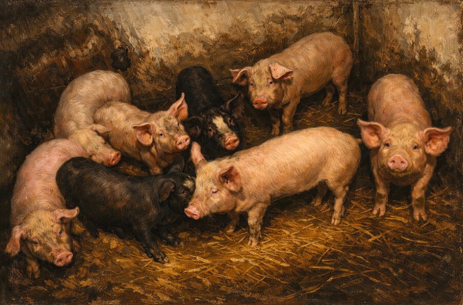 nicko_prints's tweet image. Pigs in the pigsty waiting for food

💛 nickoprints.com/featured/pigs-… 😁

#pigs #pigsty #food #waiting #animal #farm #art #contemporaryart #artist #painting #wallart #fineart #buyart #beautifulart #print #poster #buyintoart