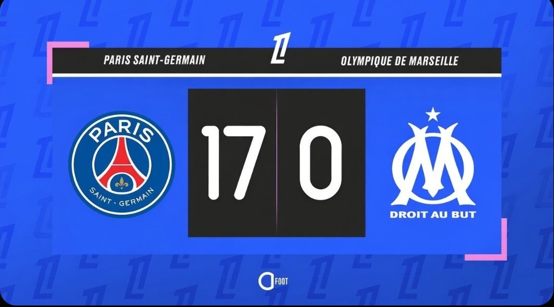 🚨 BUUUUUUUUUUUT DE L'IMMIGRÉ PARISIEN !!! ♥️💙

PSG 17-0 OM

#PSGOM <a href="/ImmigreParisien/">L’immigré Parisien</a>