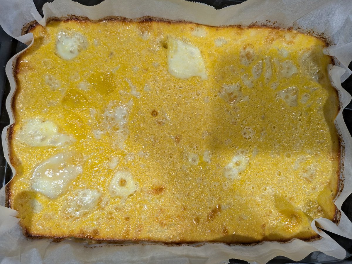 This is supposed to become lemon bars 😭