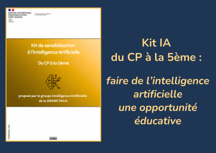 🔎 [Veille]
Découvrez le kit #IA du CP à la 5⃣e pour :
🧠 acculturer les équipes à l’#IntelligenceArtificielle
🧰 outiller les enseignants avec des scénarios pédagogiques
🌍 sensibiliser les élèves aux enjeux éthiques, environnementaux et sociétaux.
▶️ pedagogie.ac-aix-marseille.fr/jcms/c_1149008…