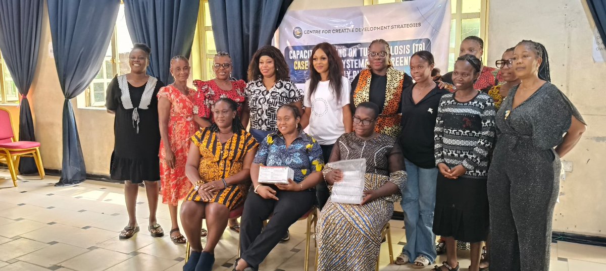 nancyiheduru's tweet photo. We at the Center for Creative Development Strategies (CCDS) successful conducted a one day  capacity building program  on Tuberculosis (TB) Case Finding; Systematic Screening and Early Diagnosis on 30th January, 2026. https://t.co/cgA7SLkCSL