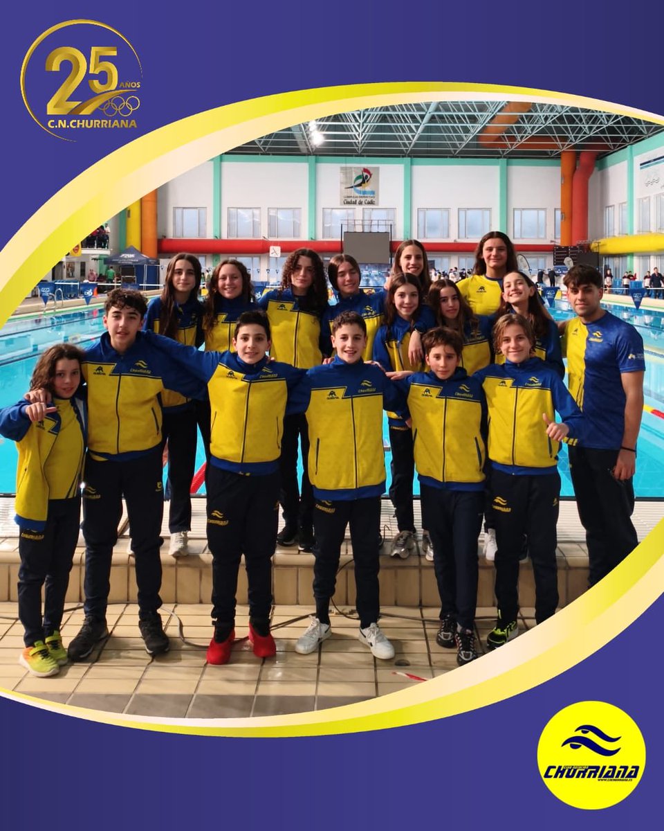 El <a href="/cnchurriana/">C. N. Churriana</a> finaliza el campeonato como 1ª formación en el medallero con un total de 22 medallas, con 12 de oro, 5 platas y 5 bronces. En la clasificación por puntos, 5º en masculina, 5º en la femenina y 5ª en la toral. Enhorabuena!
Campeonato Andalucia alevín, Cadiz 2026