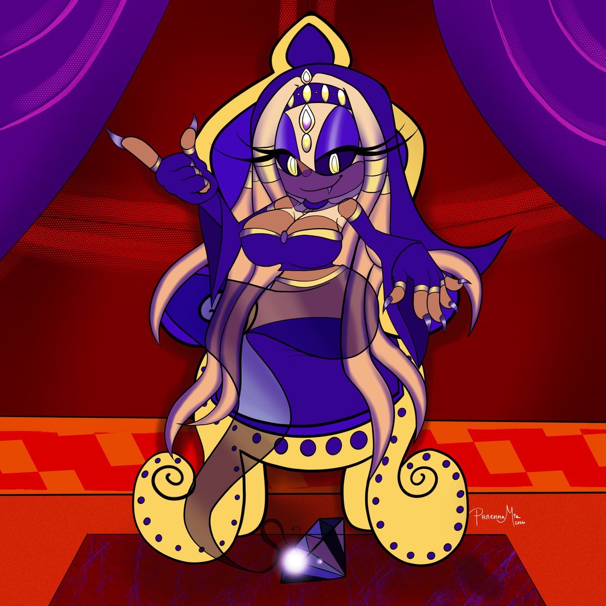 The beautiful and evil Erittia for <a href="/DBlueshi/">❄️BlueshiDX (9 Commission Slots Left)❄️</a> 💜❤️🩷❤️‍🔥