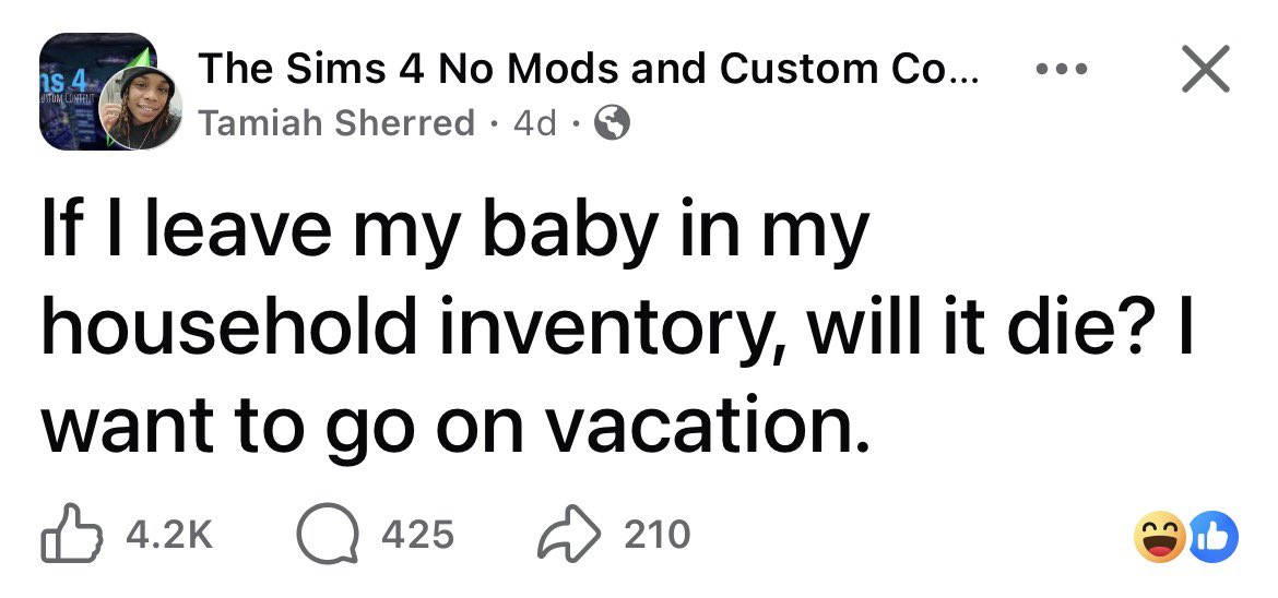 😭😭😭 #thesims