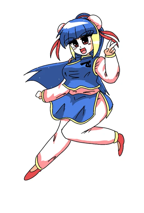 私のキャラの彩飛影さん 私の趣味を詰め合わせてるので 脱いだら最近発売された某FAG並みにむっちりな感じになってるんよね 胸のサイズは私の好きだったグラビアアイドルを意識して最低でも100～110くらいをイメージしてます でも強調しすぎないようにして描いてます