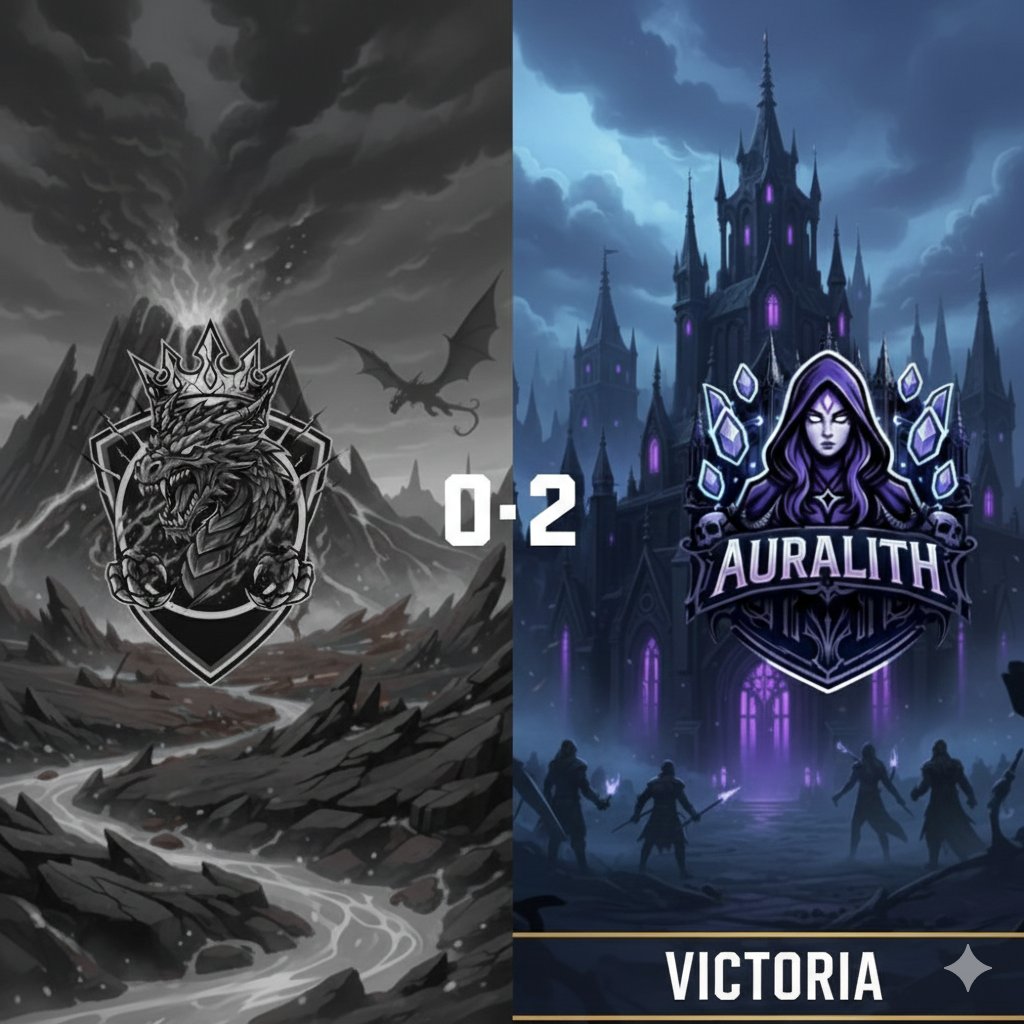 Derrotamos a los dragones 2-0 y firmamos un comienzo de liga limpio.
Muchísimas gracias a <a href="/QSQ_Esports/">QSQ Esports</a> por el casteo, una pena que seas los siguientes 🪨💪🏻