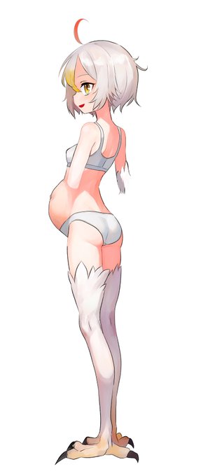 ちなみに背面絵は羽根で隠れてますが差分ファイルになっててOFFにするとボテ腹とおしりを愛でることができます(今回のこだわりポインツ)