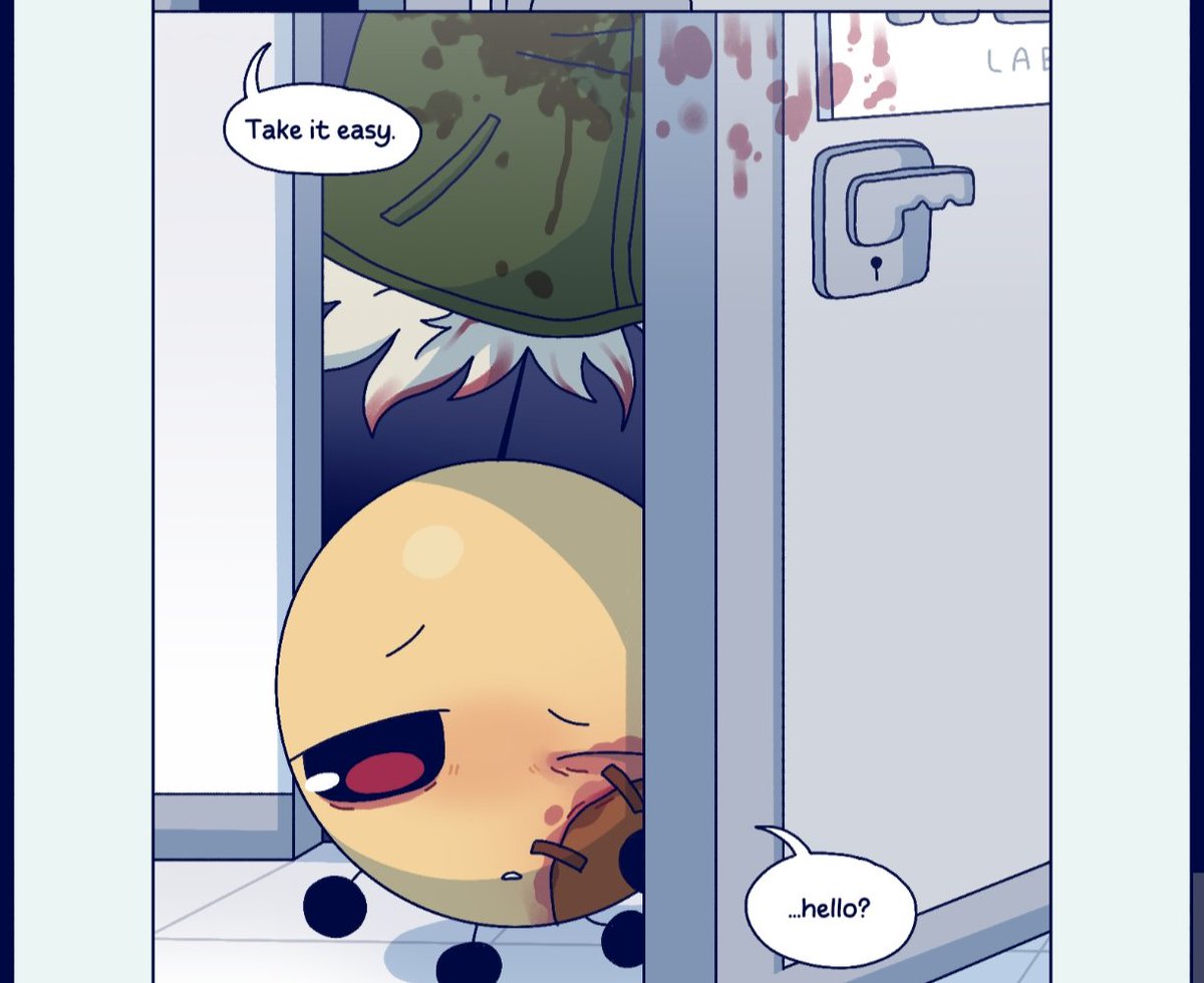 GlowBulb_'s tweet image. #TESTRUNcomic 
THATS A PIECE OF CHOCO. THATS A PIECE OF CHOCO. THATS CHOCOS LEG AND LOWER BODY. THATS CHOCO.