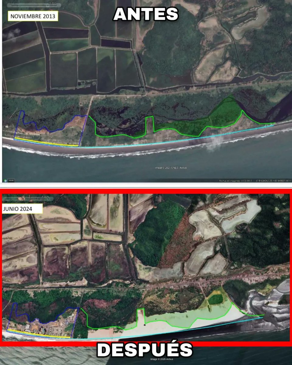 CesarWi98065754's tweet image. Esto es lo que el gobierno de @JoseRaulMulino quiere hacerle a nuestro país. Destruirlo con la minería y acabando con nuestros manglares