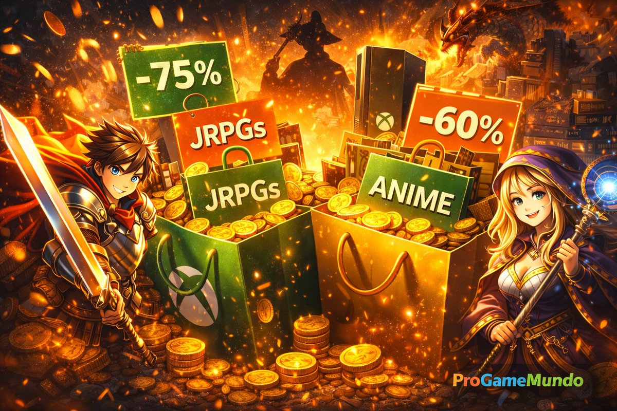 progamemundo's tweet image. Promoções como o Saldão Xbox Brasil mostram algo curioso: hoje, muita gente não compra no lançamento, mas espera o “preço certo”. RPGs longos, jogos de anime e narrativas densas ganham outra vida quando entram em desconto, porque o valor percebido muda totalmente. O saldão deixa