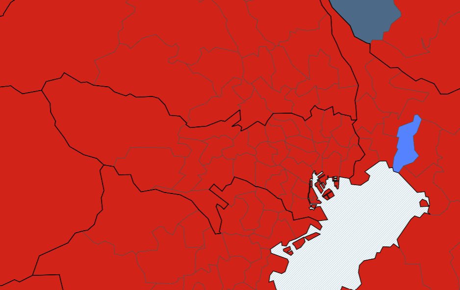 Carlos__Turcios's tweet image. The right-wing Party in Japan won every district in Tokyo. Wow.