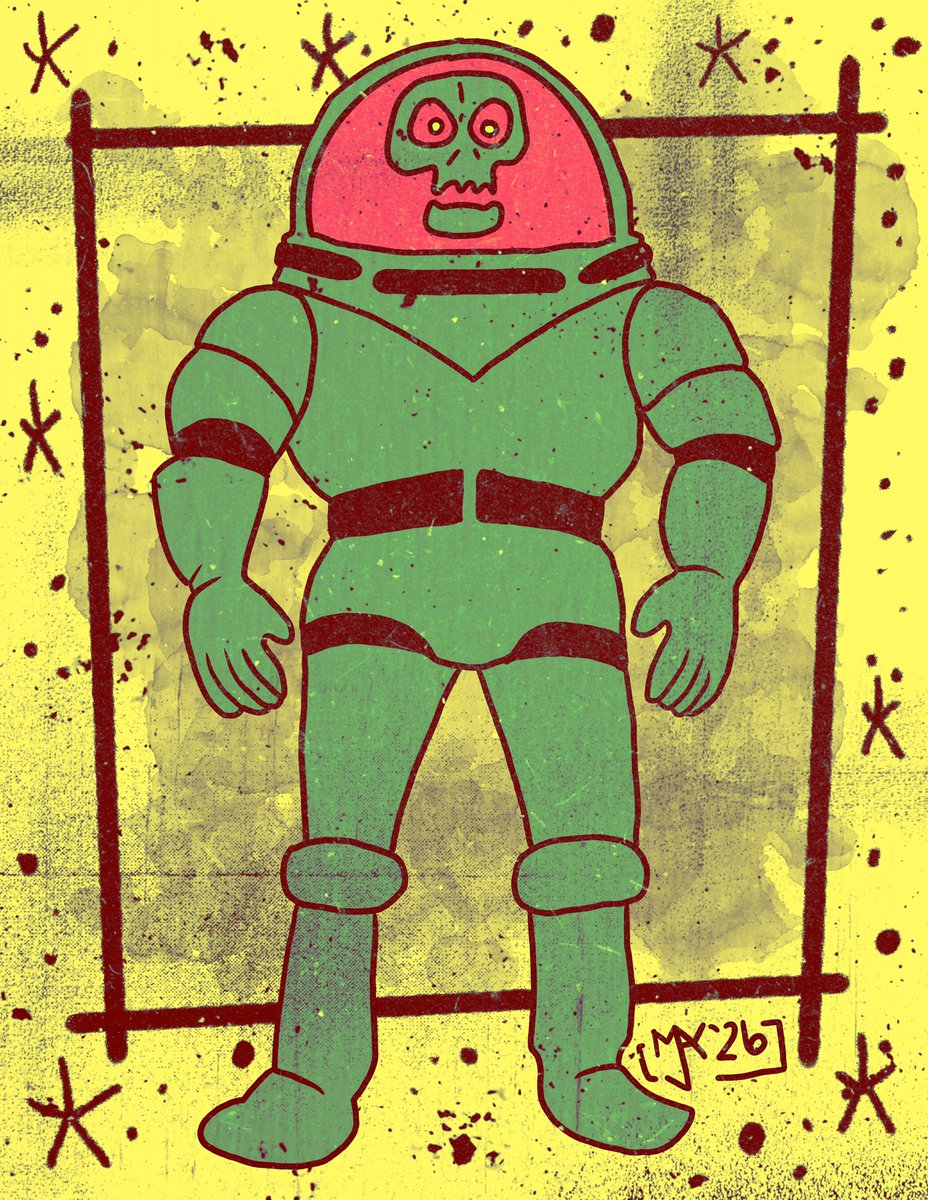 Spooky Space Kook!
#artistsofx #cartoonart #Scoobydoo #weirdart #vintage