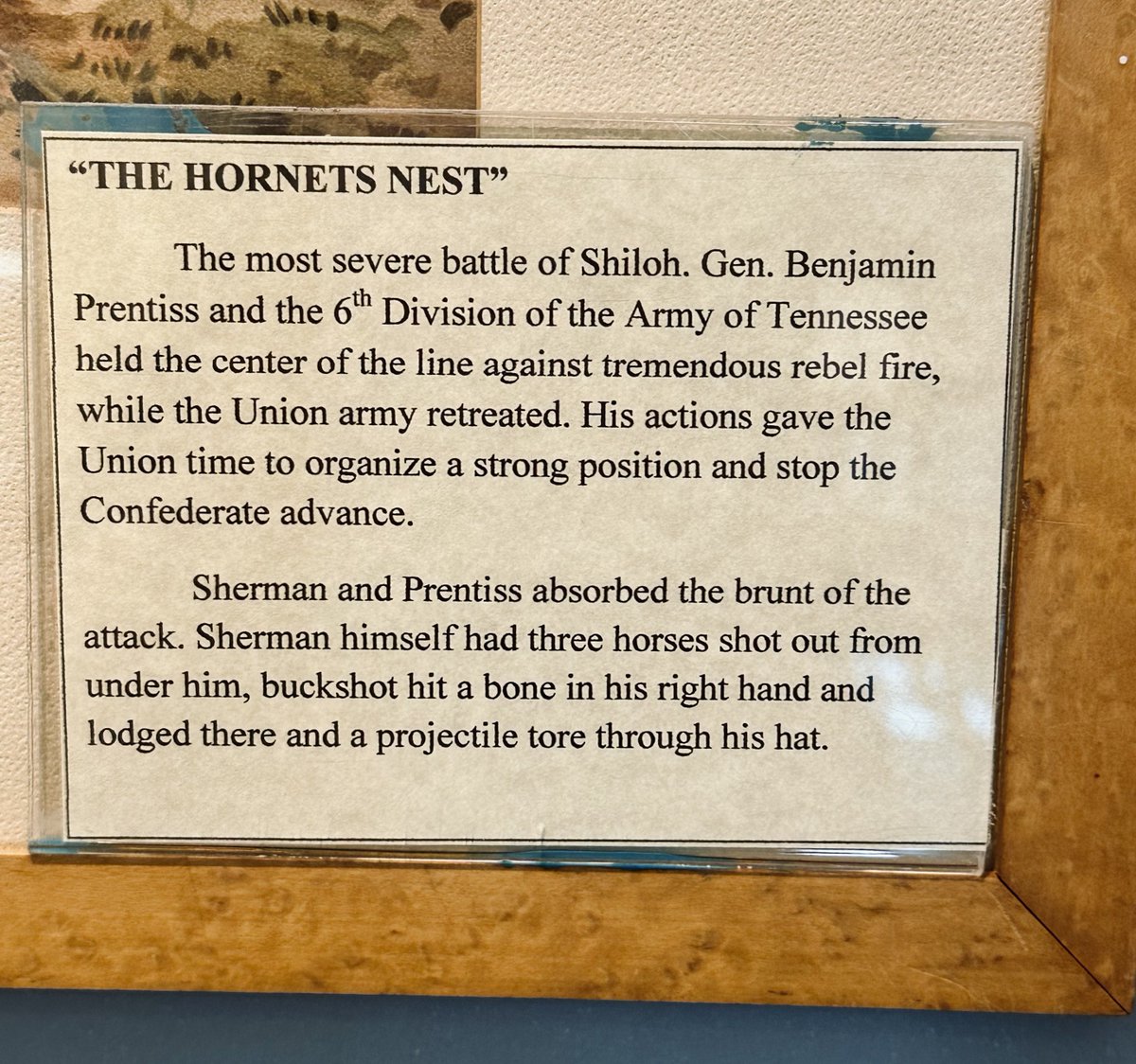 liz_july4th's tweet photo. A painting of #Shiloh #HornetsNest 👇👇 https://t.co/1SXAa5LZU3