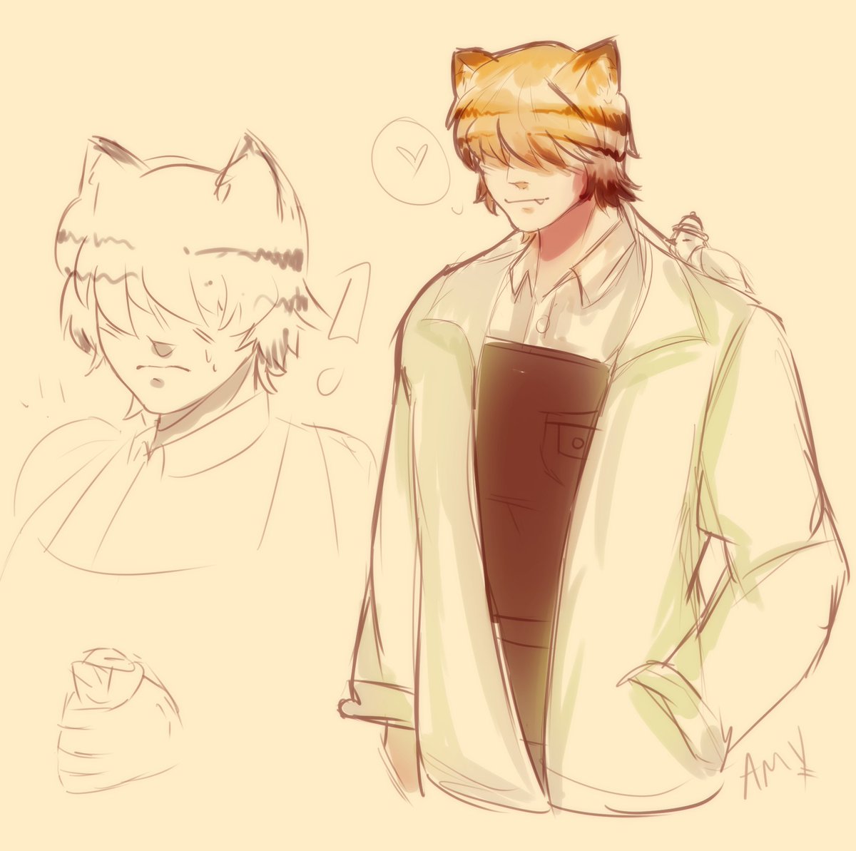 amystatic_'s tweet photo. tengo sentimientos encontrados con blanc, me trae recuerdos a un sans de un au de undertale, que en paz descanse u.u

#heartopiablanc #blanc #heartopia #fanart https://t.co/FJX4rN3ysP