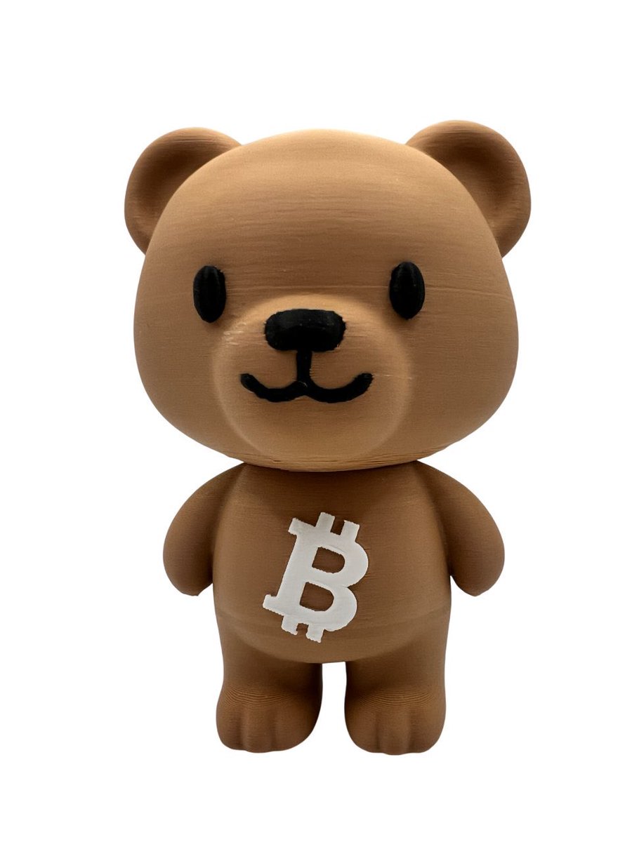 OPUSmakes's tweet photo. 3D printed Teddy Bear with Bitcoin logo — the ultimate crypto collectible for HODLers and believers. Perfect for desks, display shelves, or as a unique gift for Bitcoin fans 📷 https://t.co/dcMIHgQYj5 #Bitcoin #BTC #3DPrinting #Crypto #teddybear https://t.co/DI87JNMLSb
