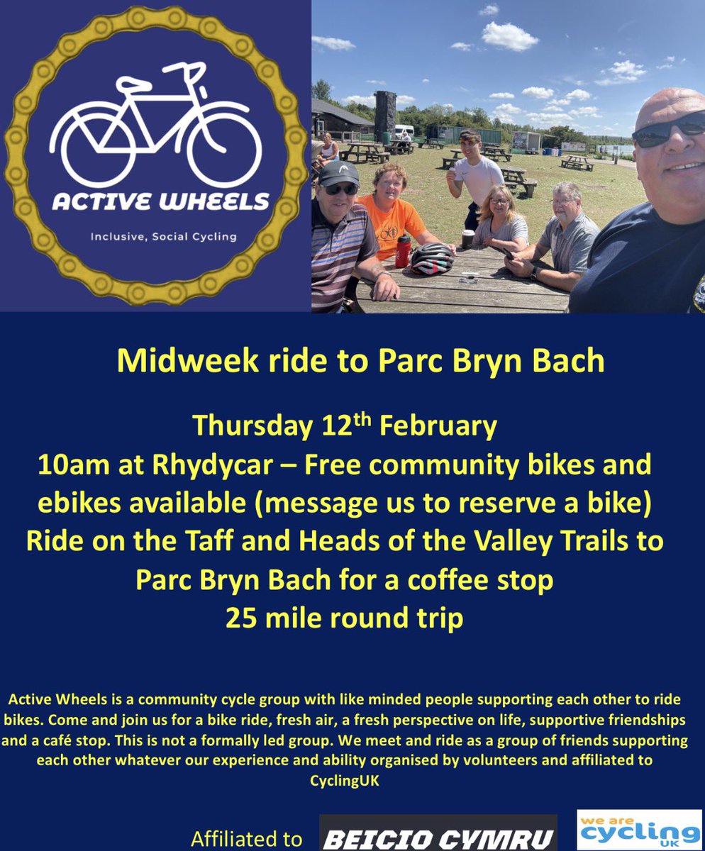 Active wheels Inclusive Social cycling tweet media