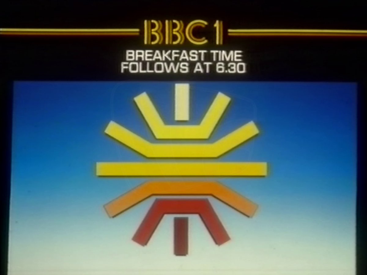 IamRoley's tweet photo. I knew I’d seen that cake cutting pattern somewhere before…. It’s only the 1980s BBC Breakfast Time logo eh @susie_dent ? #secretgenius.. https://t.co/nQTALQKozd