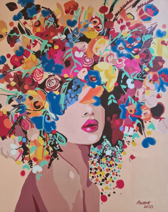 Art of the Day! "Flower Girl". Buy at: ArtPal.com/ripleyarcher?i…