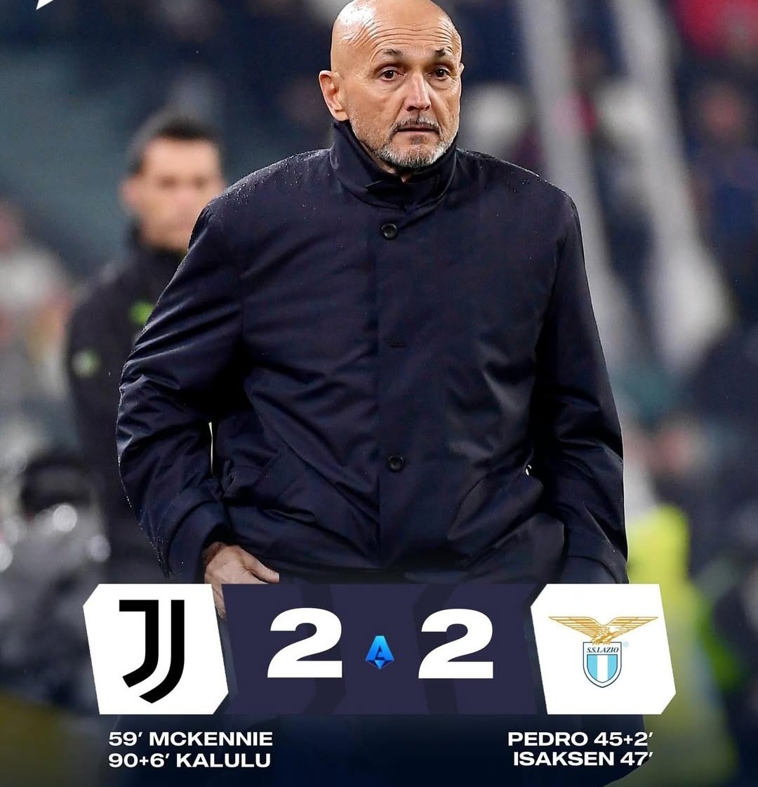 Finita la stagione della Juventus
. Non battere i biancocelesti ridotti così #JuveLazio