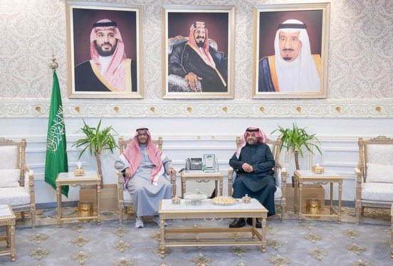 AljunidiAz's tweet photo. سيدي صاحب السمو الملكي الأمير #فيصل_بن_خالد_بن_سلطان بن عبدالعزيز أمير منطقة #الحدود_الشمالية  يستقبل 
صاحب السمو الملكي الأمير تركي بن محمد بن فهد بن عبدالعزيز  وزير الدولة
#منطقة_الحدود_الشمالية 
#عرعر https://t.co/dPl8n4GigN