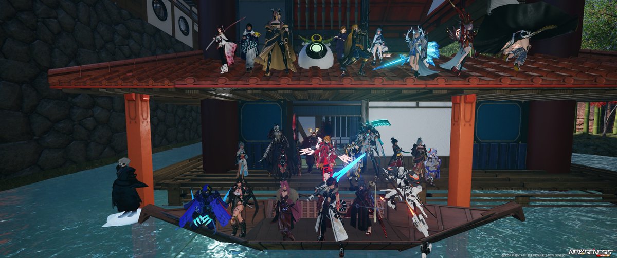 この前 #ねふのクリスペ交流会 戦闘和装に行ってきました♪
忍者っぽい感じのコーデで参加してきました！

シナンジュさん、この侍はヤバイそ～何がヤバイって？一見するだけでただ者ではない！

クレアさん、よくわからないけど、鬼武者の再現キャラみたいですね～何か強そう！

集合写真です！