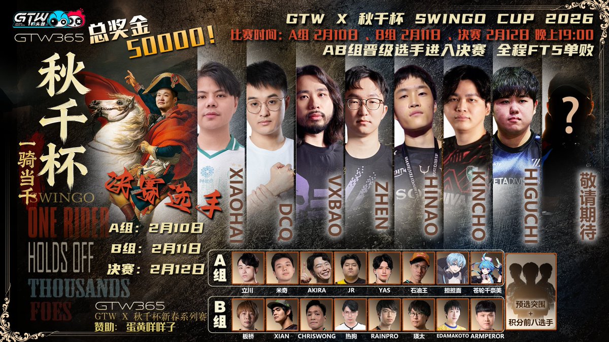 ウイタロウ様　お話中 出るで。 勝つで。 初戦の相手は誰や誰や！