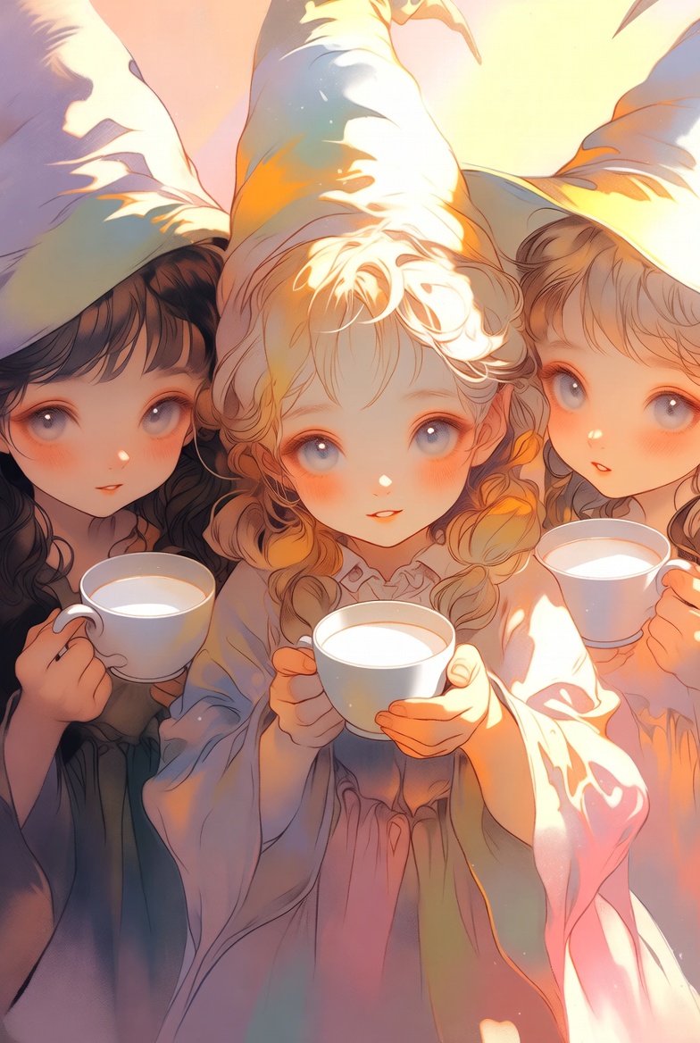 AIart #grok #AIイラスト #Witch #fantasyart Good morning ＼(^_