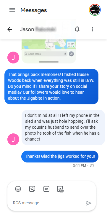 PANFISHPRO's tweet photo. This text came to us only minutes ago.

#Panfishpro #Jigabite #CatchMoreFish #RiggedJigs #BusseWoods #ChicagoFishing #CookCountyOutdoors #MadeInUSA https://t.co/fBErtQeZ2K