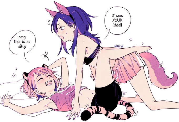 Tora-chan and Ōkami-chan friendship adventures 🔞
#虎狼来
Full version up now ⤵️ 